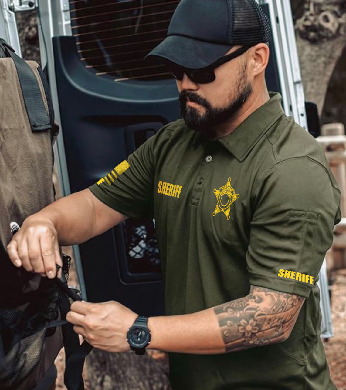 Custom First Responder Tactical Polo Shirts