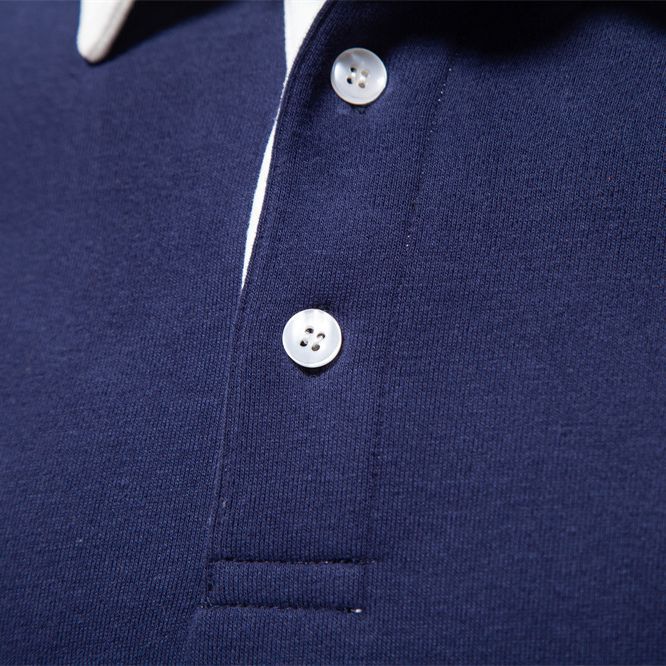 Polo Collar Sweatshirt Trendy Men's Casual