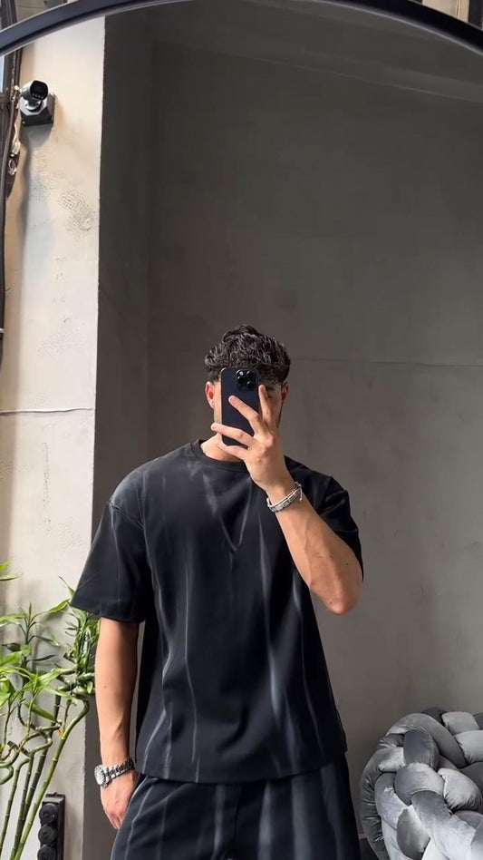 Men's Summer Street Style Tie-Dye Short Sleeves