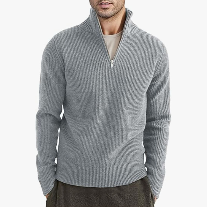 Men's Casual Fashion Stand Collar Polo Shirt