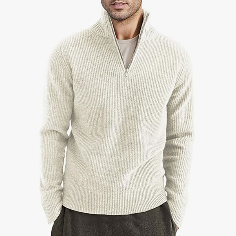 Men's Casual Fashion Stand Collar Polo Shirt