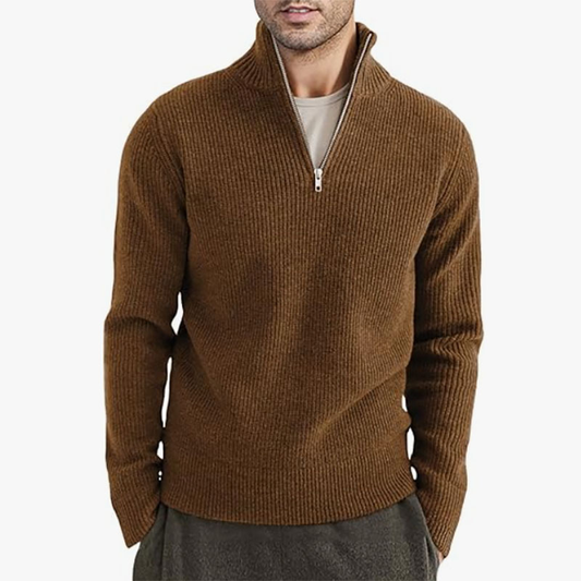Men's Casual Fashion Stand Collar Polo Shirt