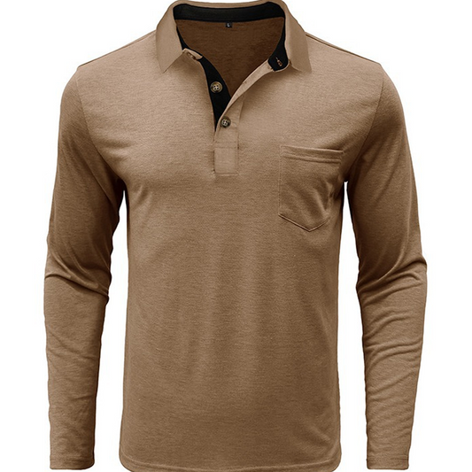 Men's PoloAutumn/Winter Base Shirt Top Polos