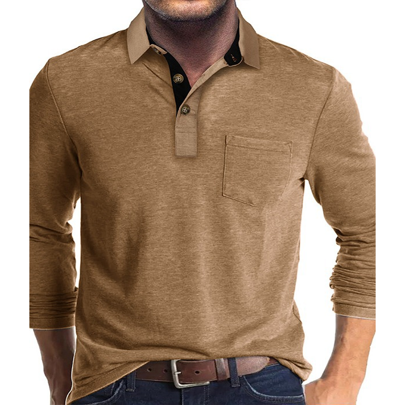 Men's PoloAutumn/Winter Base Shirt Top Polos