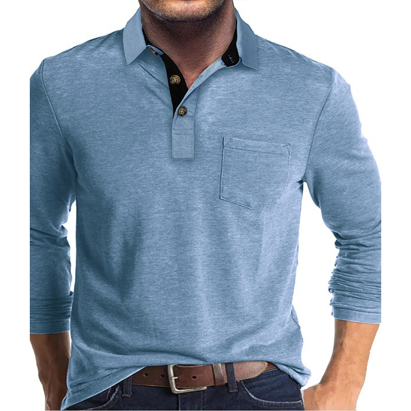 Men's PoloAutumn/Winter Base Shirt Top Polos