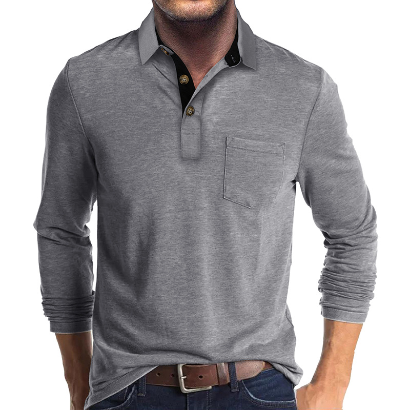 Men's PoloAutumn/Winter Base Shirt Top Polos
