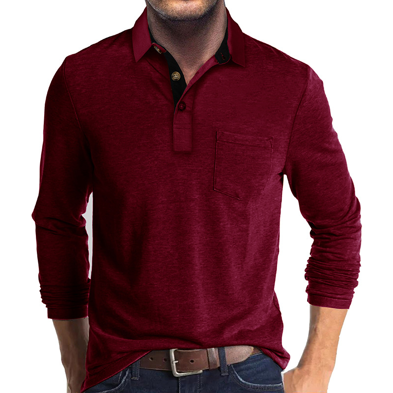 Men's PoloAutumn/Winter Base Shirt Top Polos