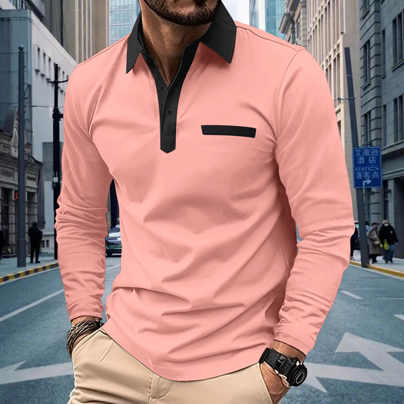 Golf Shirts for Men Dry Fit Men's Polo Shirts Men's Spring And Summer Solid Color Stand Collar Shirt Short Sleeved Casual T Shirt